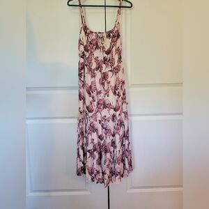New with Tags Banana Republic Floral Flowy Strappy Midi Dress